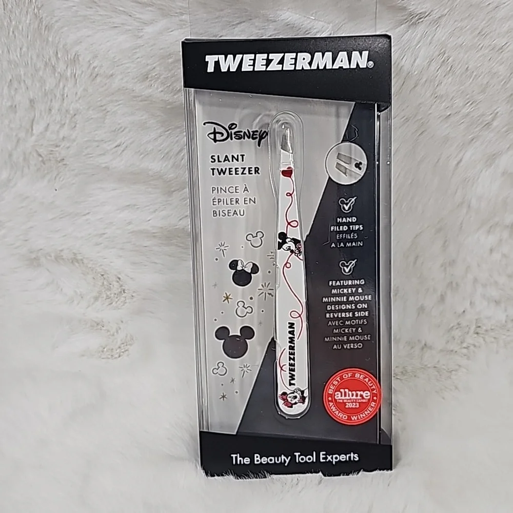 Tweezerman Disney's Mickey Mouse and Minnie Mouse We Got Ears Slant Tweezer